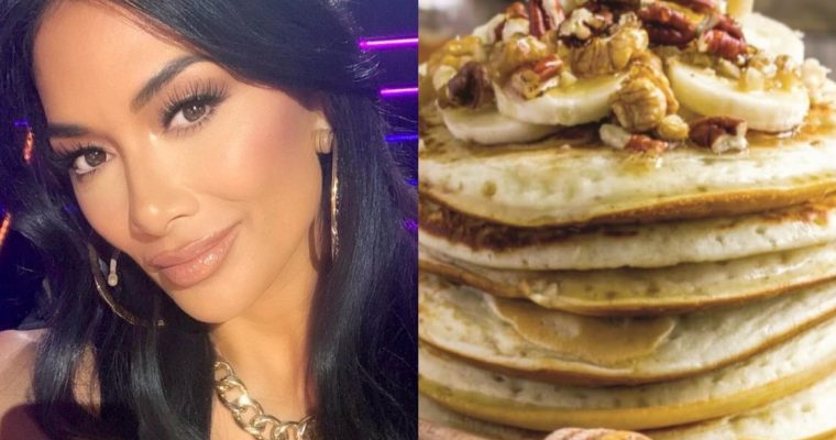Nicole Scherzinger adora panquecas de banana: descubra esta receita!