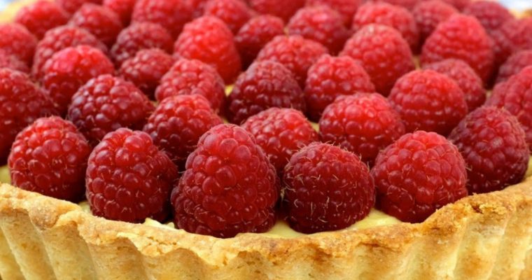 Receita de tarte de framboesa