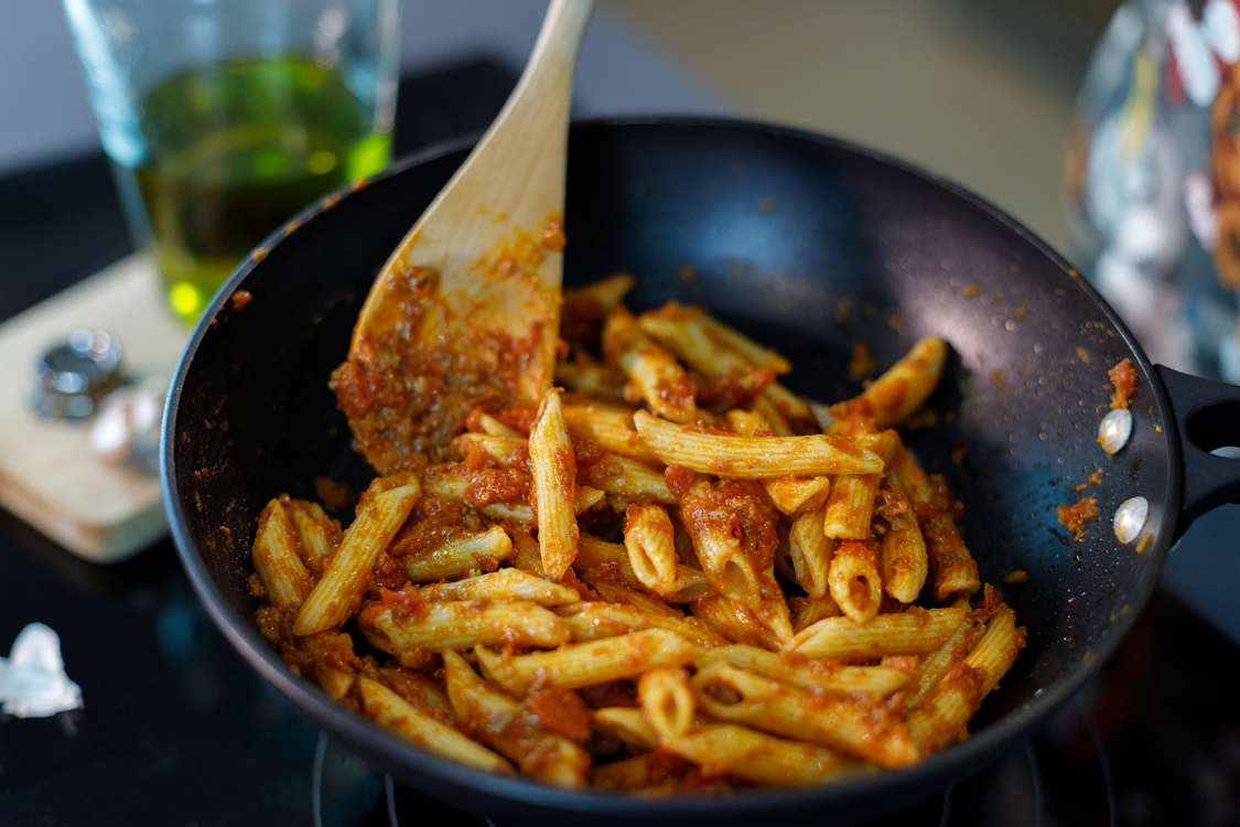 Penne à Bolonhesa: um prato que muito aprecio!