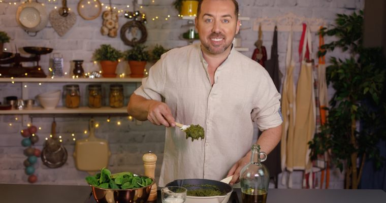 Receita saudável de esparregado