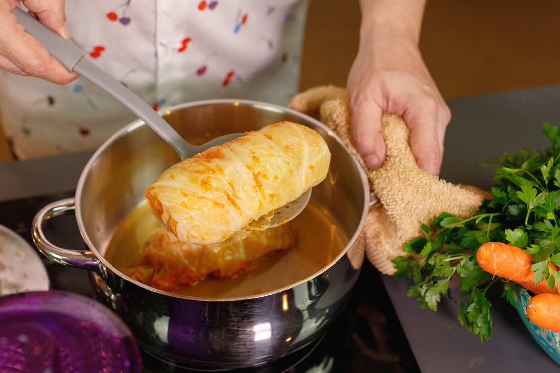 A minha receita favorita de salsichas com couve-lombarda!