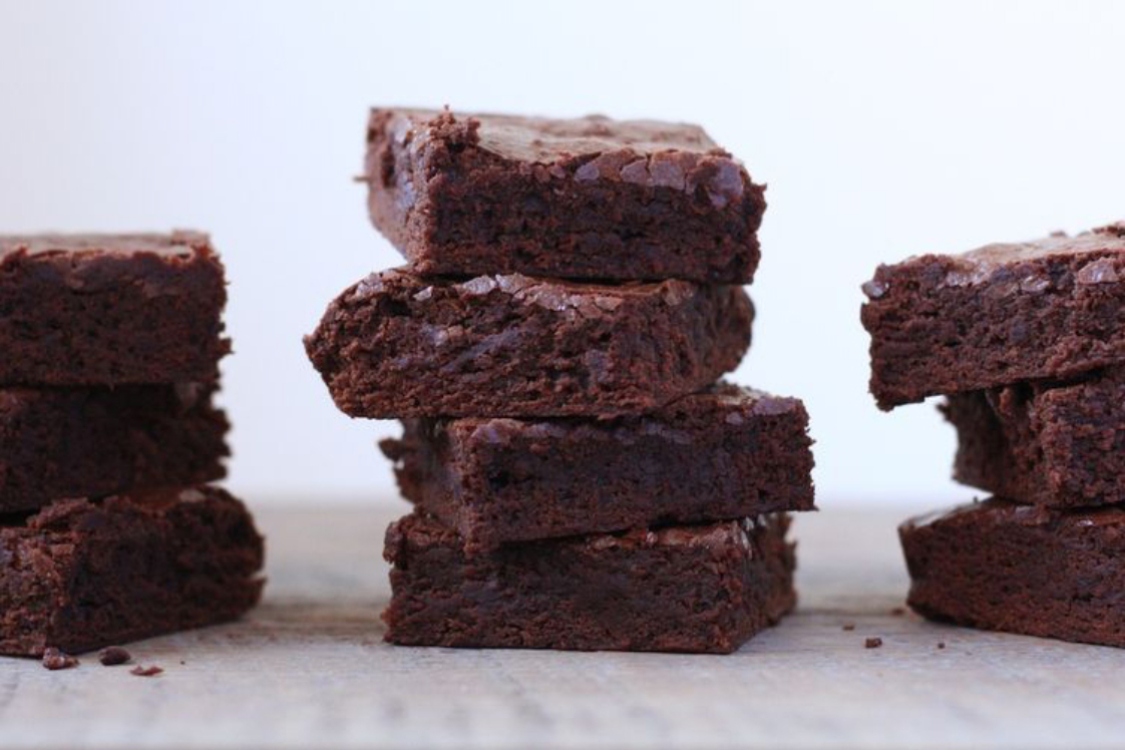 Brownies de chocolate muito simples… e fofos!