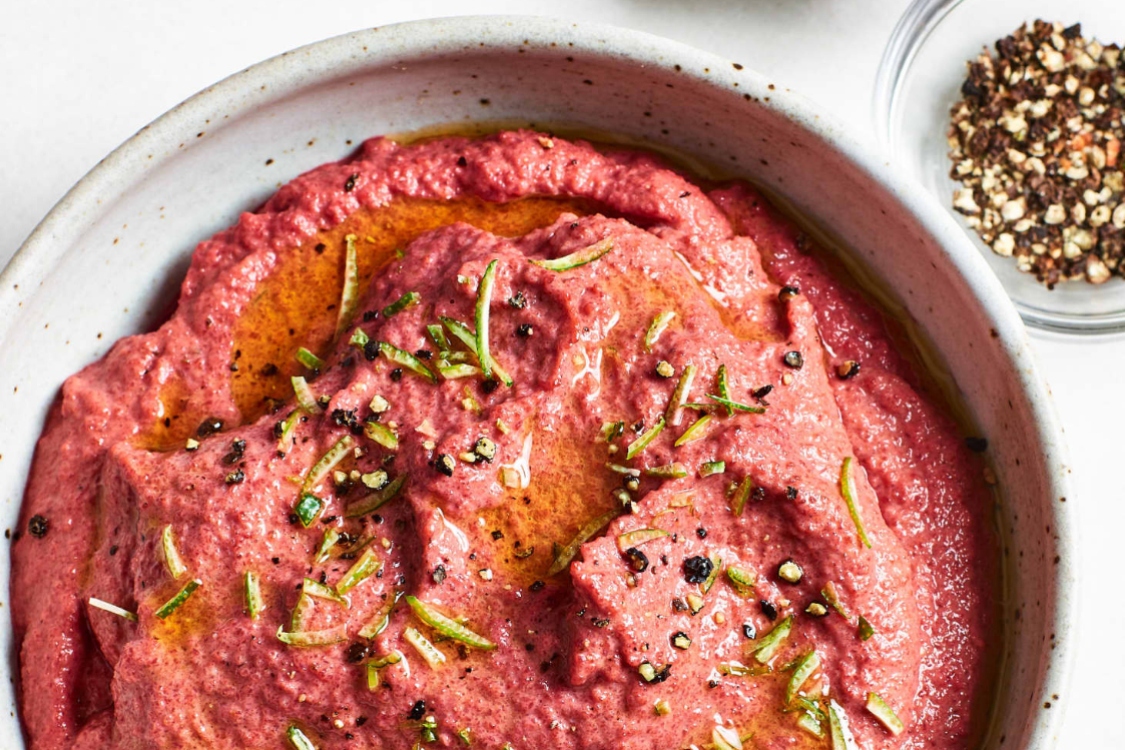 Húmus de beterraba: só precisa de 5 minutos!