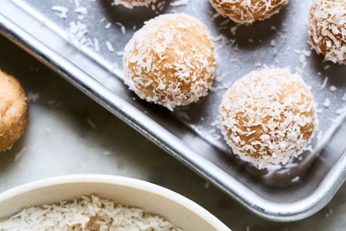 Bolinhos de coco sem glúten