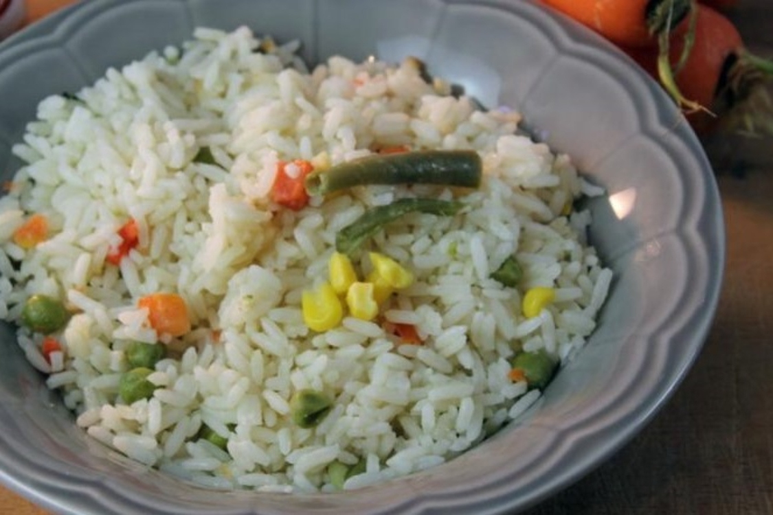 Receita rápida de arroz primavera