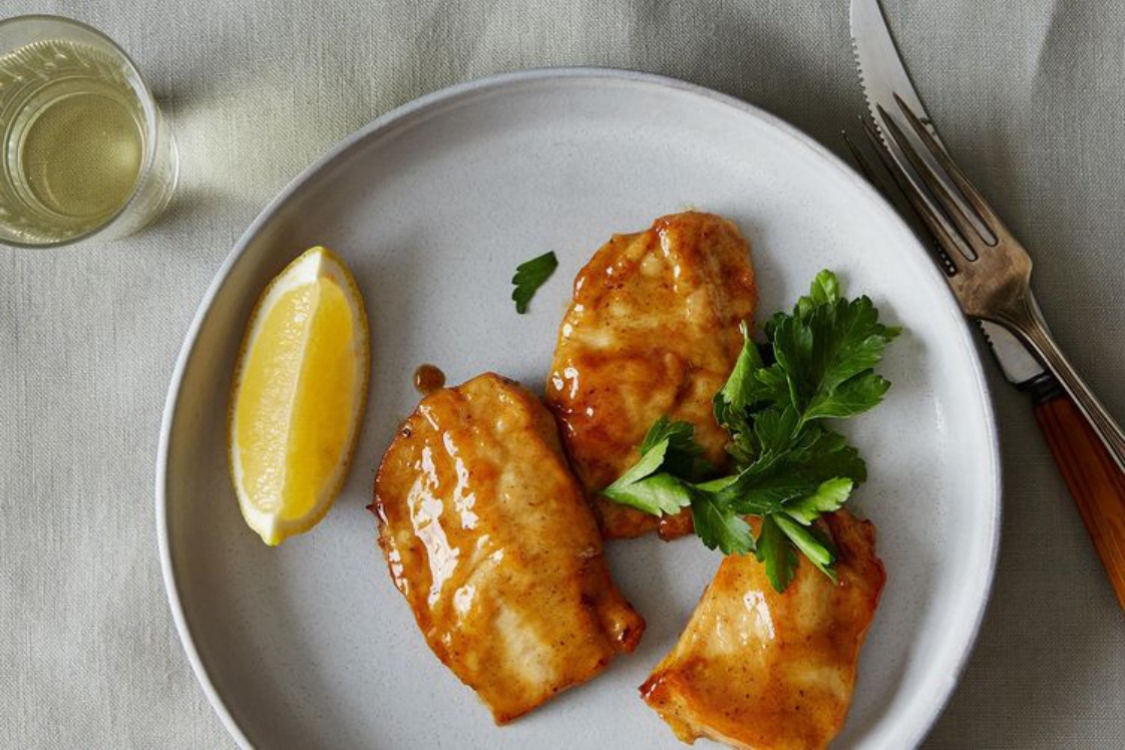 Receita irresistível de frango com molho de limão