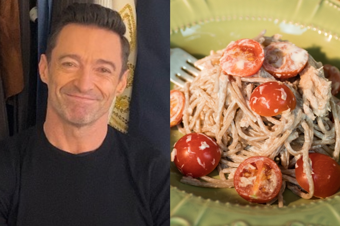 Hugh Jackman adora queijo: conheça esta receita de esparguete com atum e queijo creme!