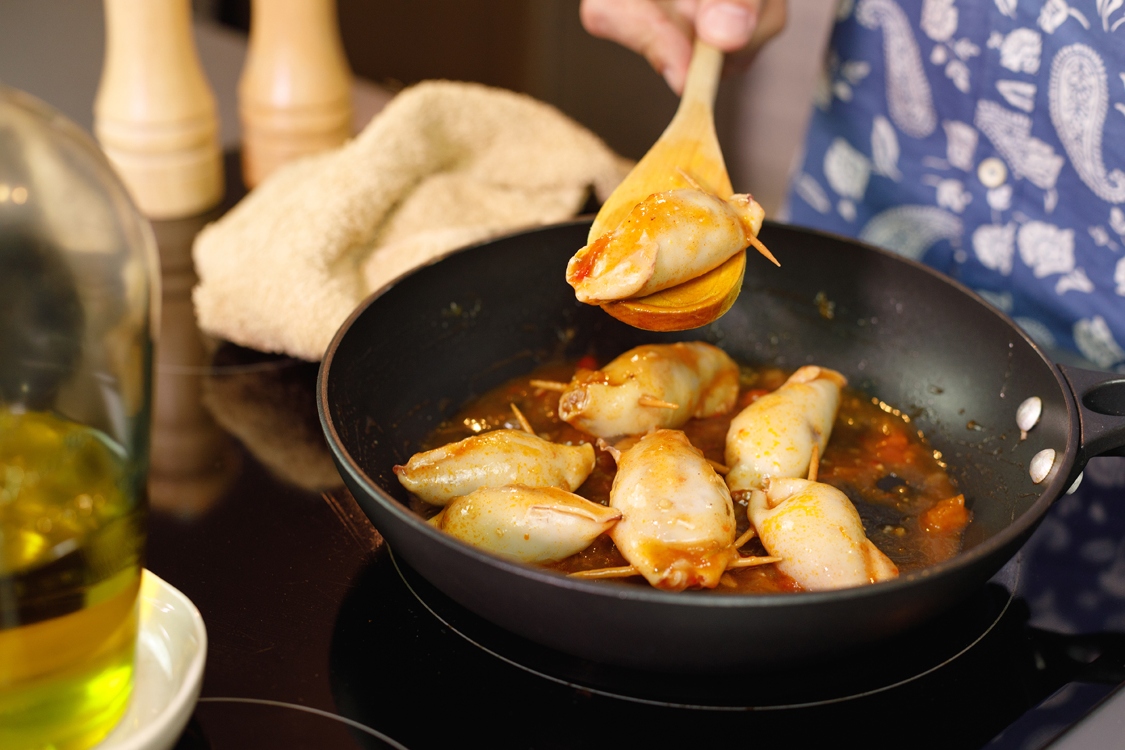 Receita de lulas recheadas