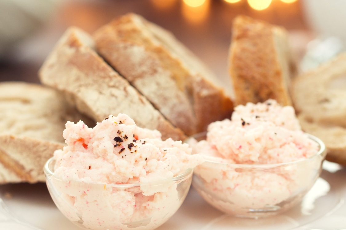 Paté de atum e delícias do mar