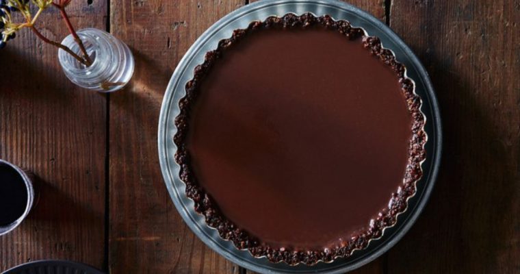 Tarte de chocolate e canela