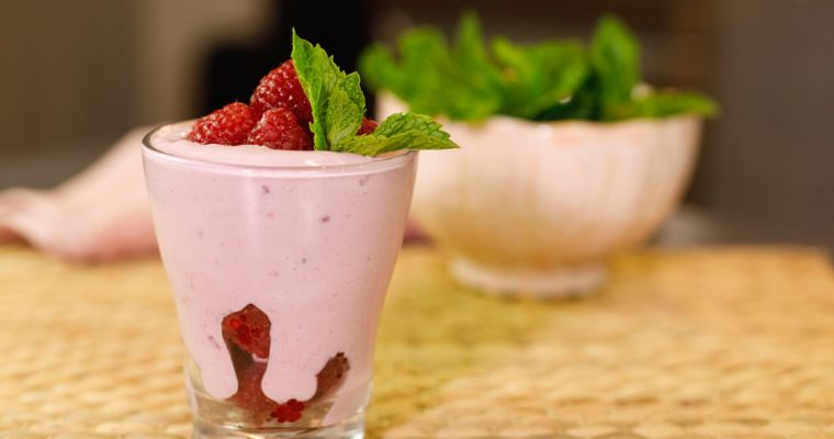 Receita de mousse express de framboesa