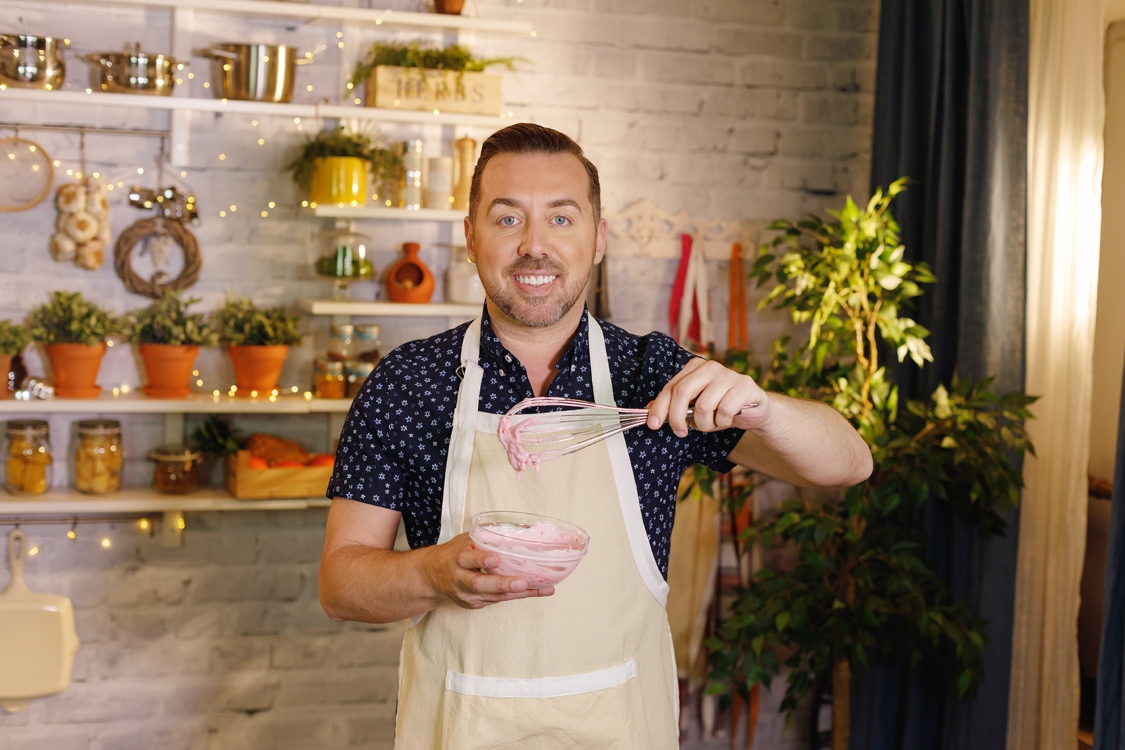 mousse express de framboesa