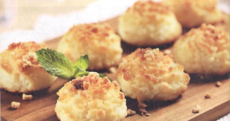 Bolinhos de coco e laranja