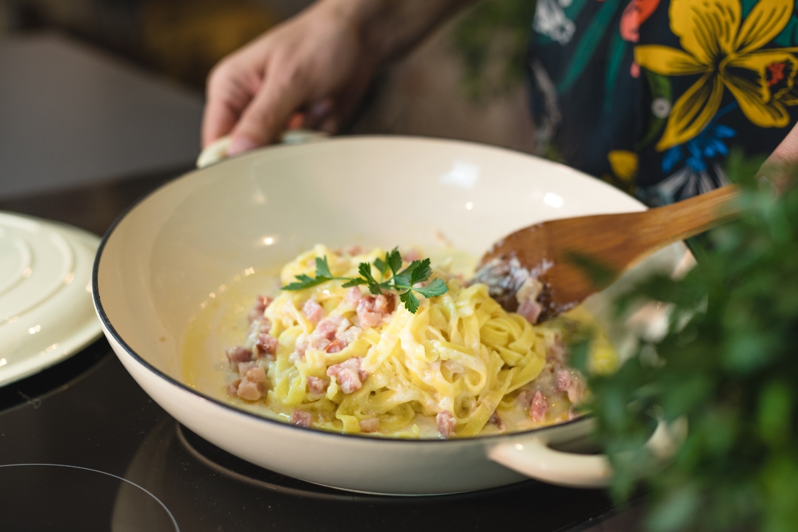Tagliatelle à Carbonara: para quem não tem queda para a cozinha!