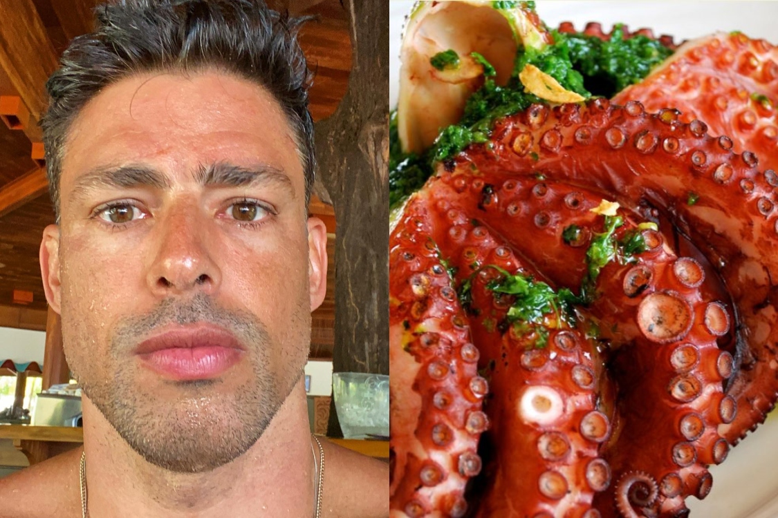 Polvo à Lagareiro é o prato português favorito de Cauã Reymond!