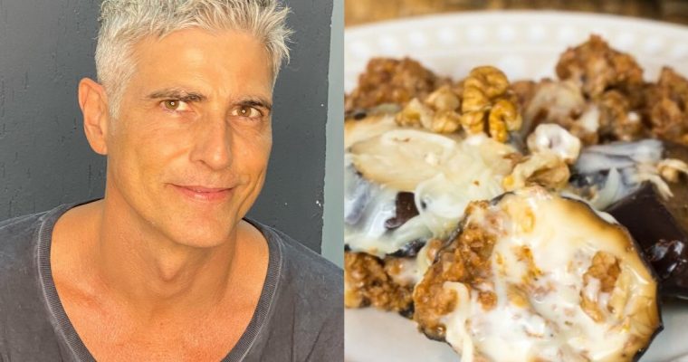 Lasanha de beringela e curgete: uma combinação única, que o Reynaldo Gianecchini adora!