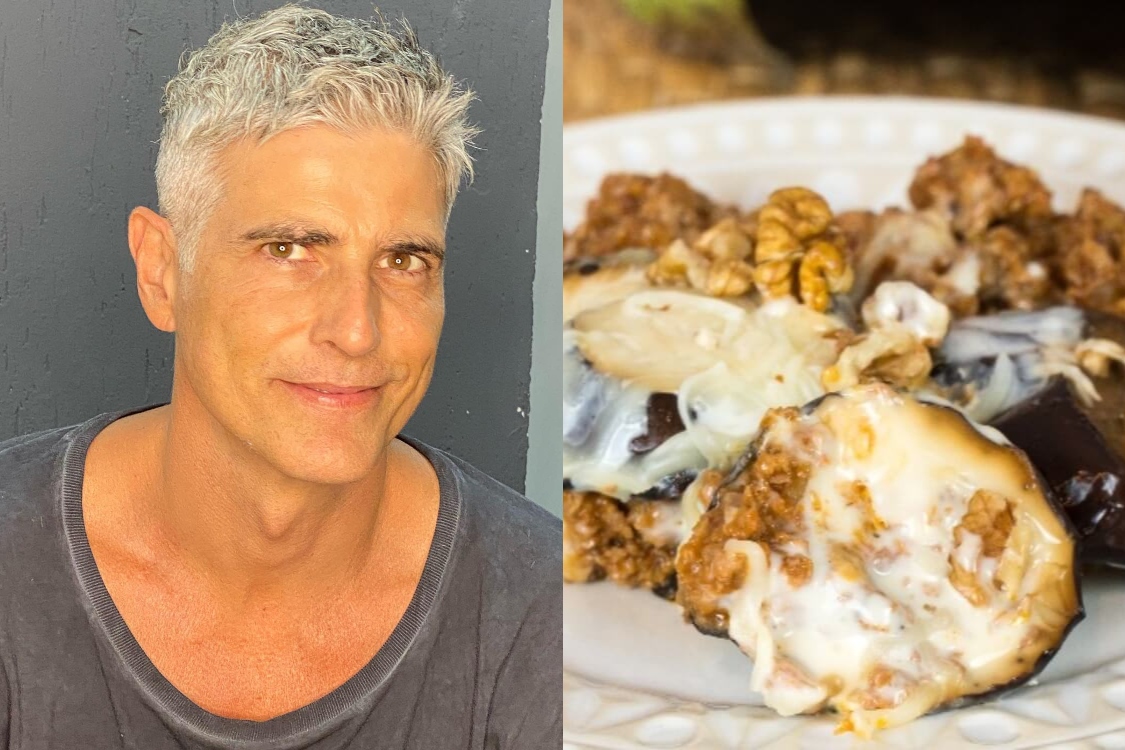 Lasanha de beringela e curgete: uma combinação única, que o Reynaldo Gianecchini adora!