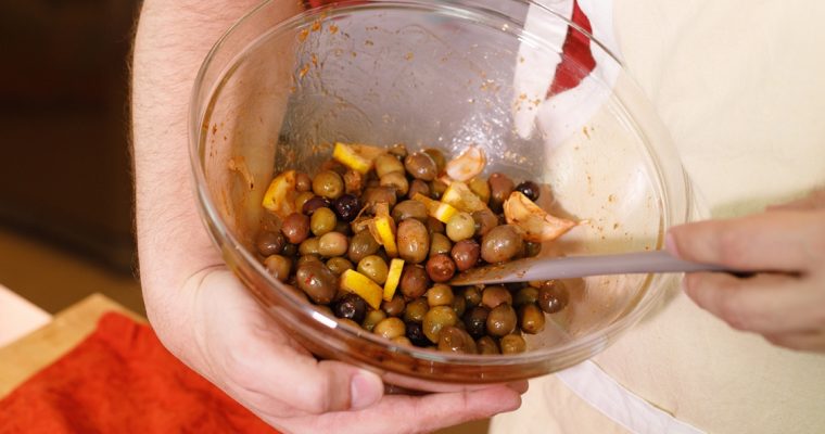 Azeitonas temperadas