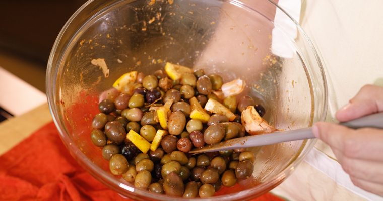 Azeitonas temperadas