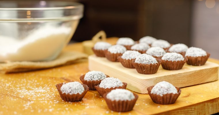 Brigadeiros de coco