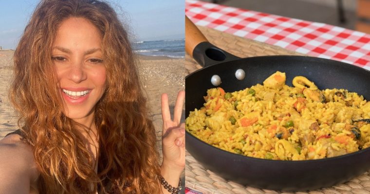 Paella de marisco: um dos pratos favoritos de Shakira!