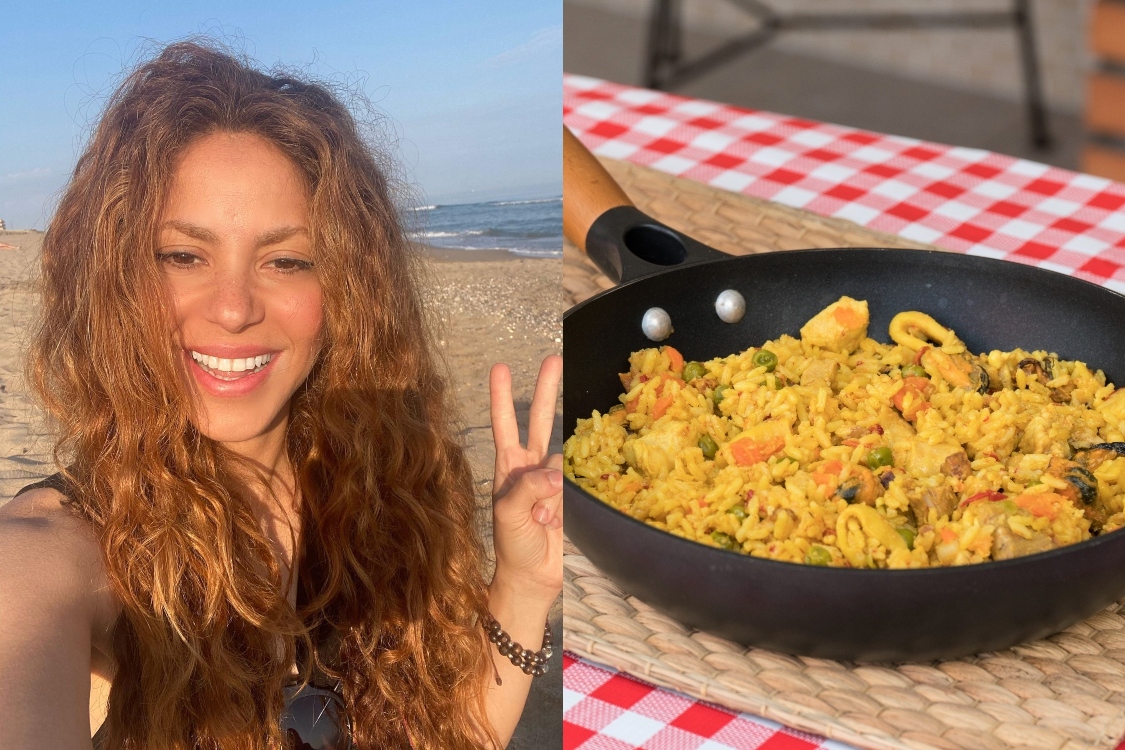 Paella de marisco: um dos pratos favoritos de Shakira!