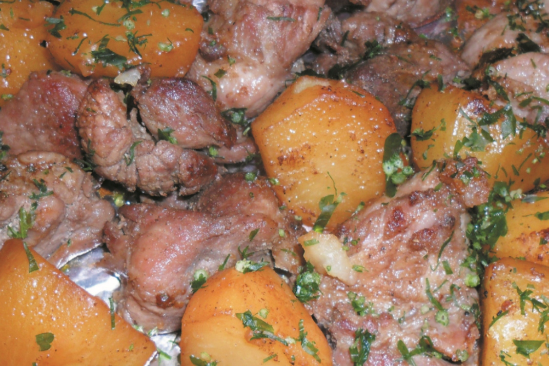 Carne em vinha d´ alhos