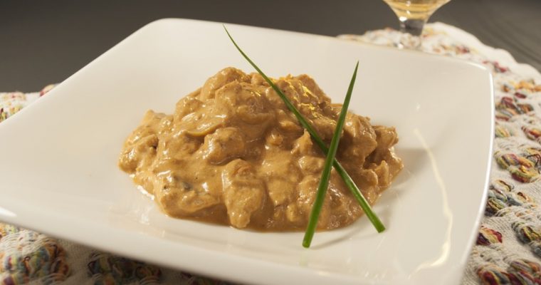 Strogonoff de frango light