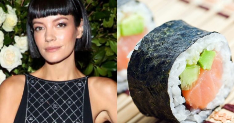 Lily Allen adora sushi: saiba como fazer em casa!