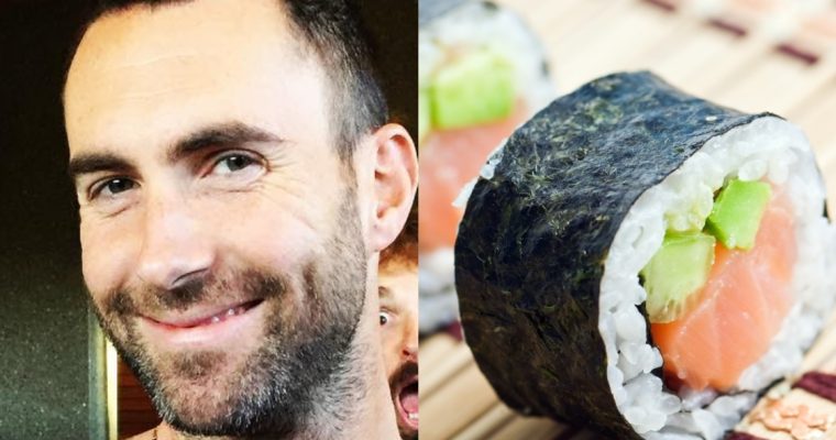 Adam Levine é fã de sushi: saiba como fazer em casa!