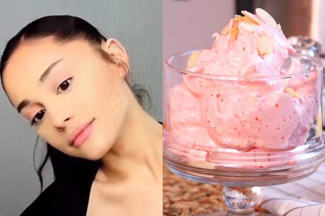 Ariana Grande adora morangos: fique com esta receita de espuma de morangos!