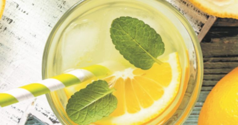 Receita fresca de limonada