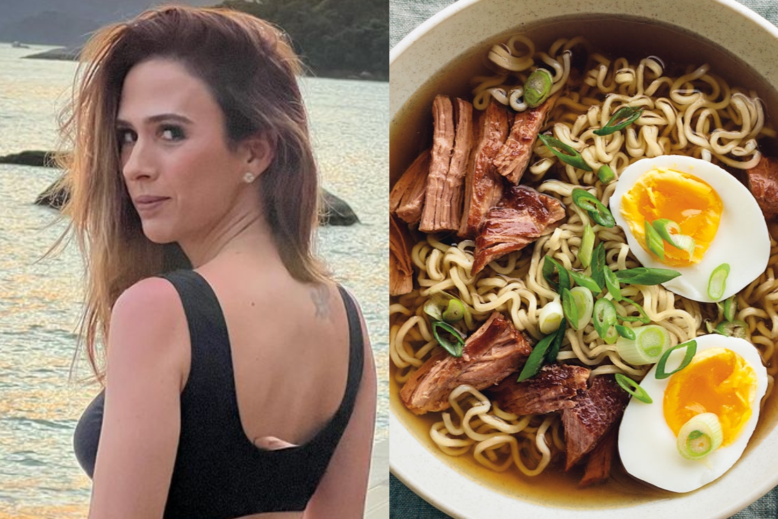 Tata Werneck adora comida japonesa: descubra esta receita de ramen de porco!