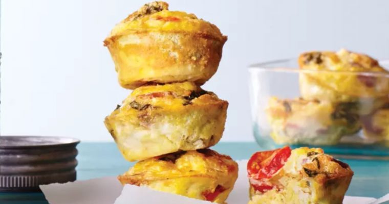 Mini frittatas: com apenas 291 calorias!