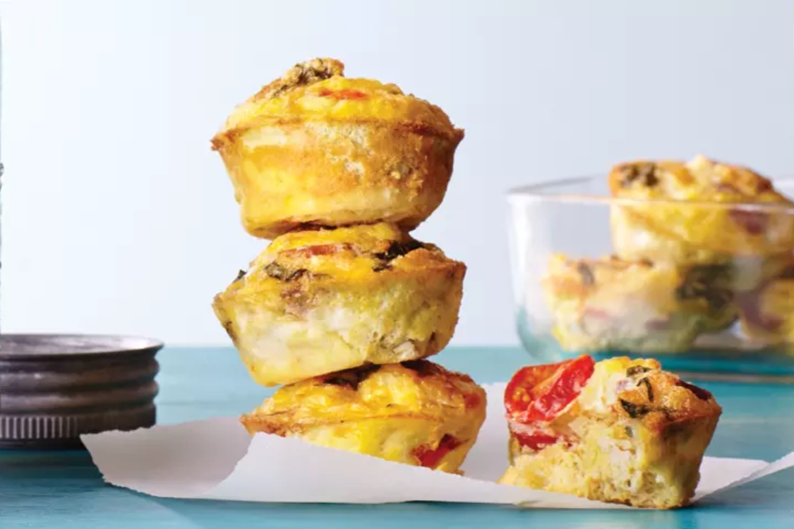 Mini frittatas: com apenas 291 calorias!