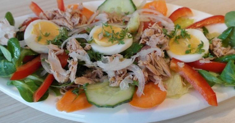 Receita (muito) saudável de salada de atum!
