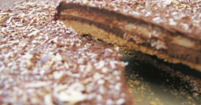 Tarte de chocolate e coco