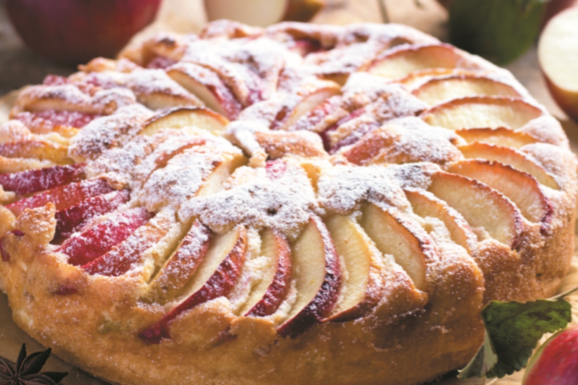 Tarte de maçã e flor de anis